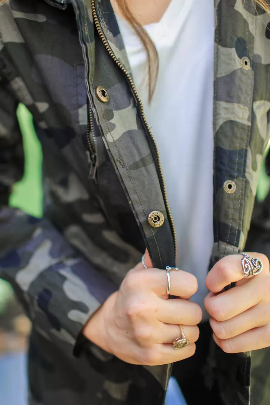 Cassie Camo Cargo Jacket