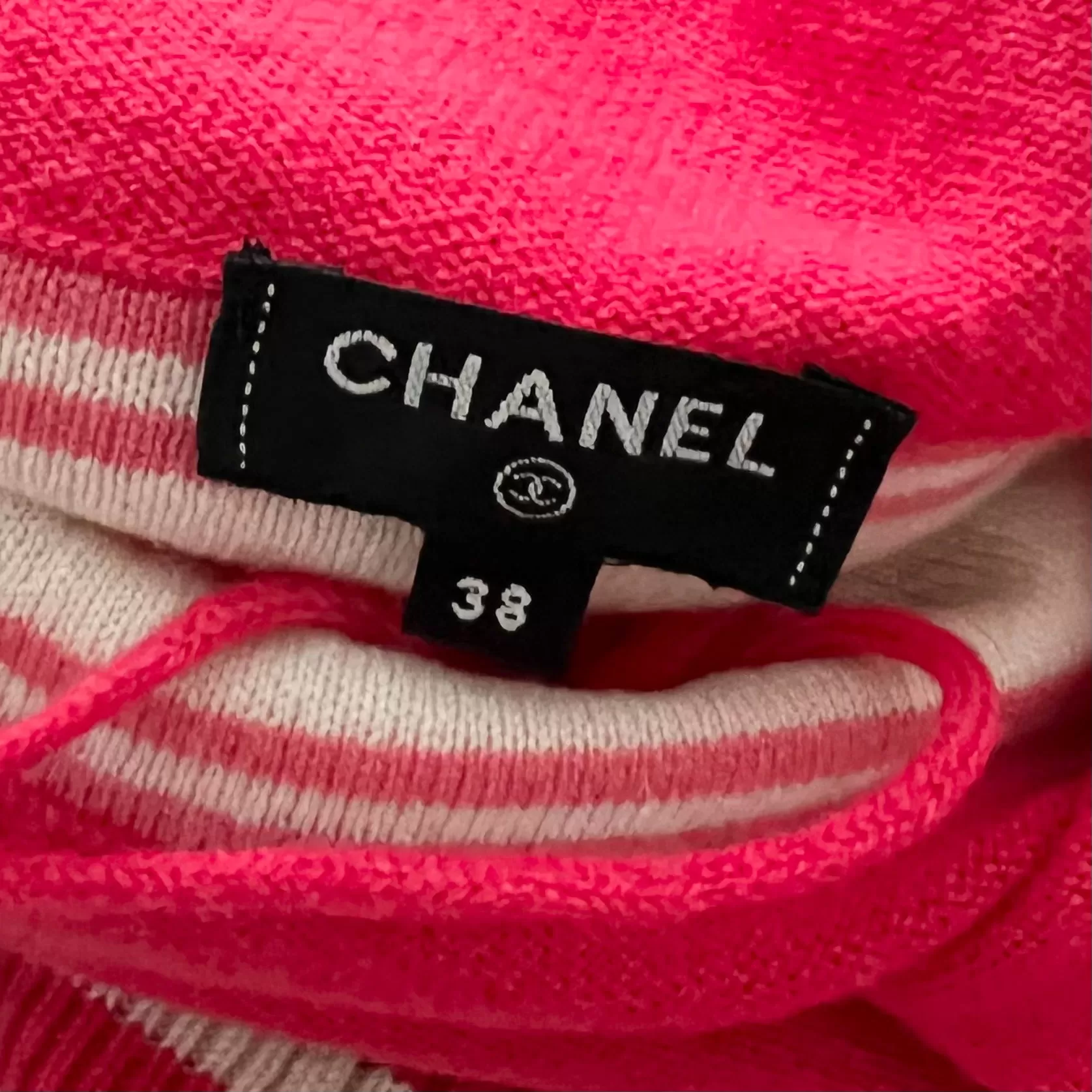 Chanel Cashmere 19P Logo Skirt