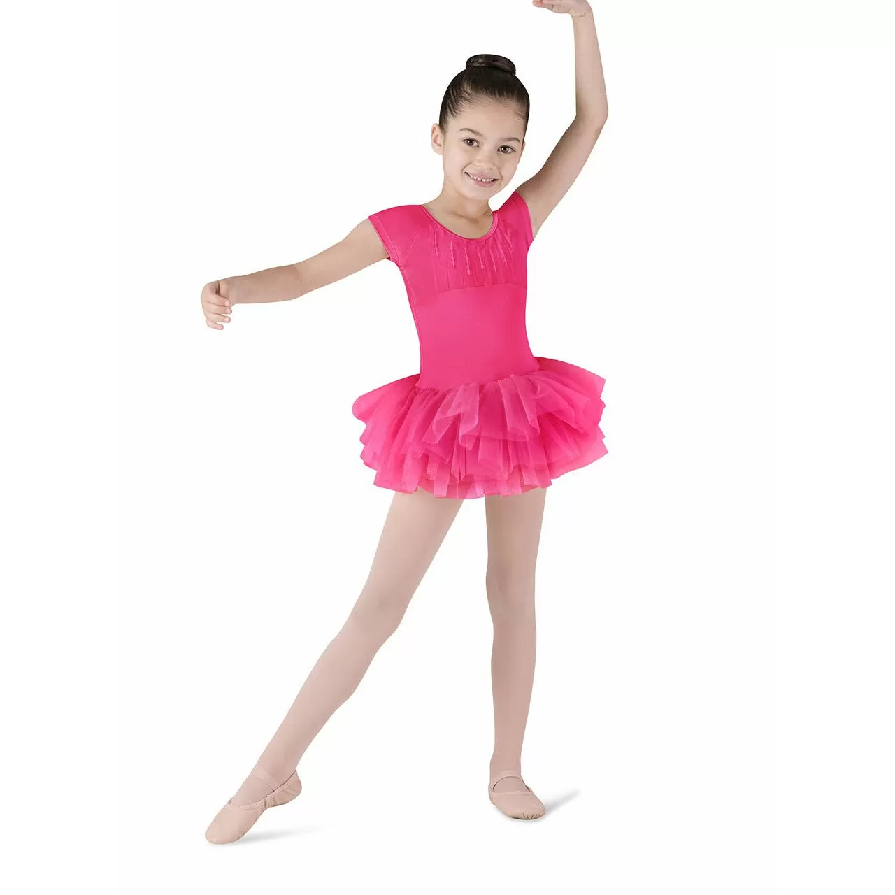 Child Sequin Trim Tutu Dance Dress