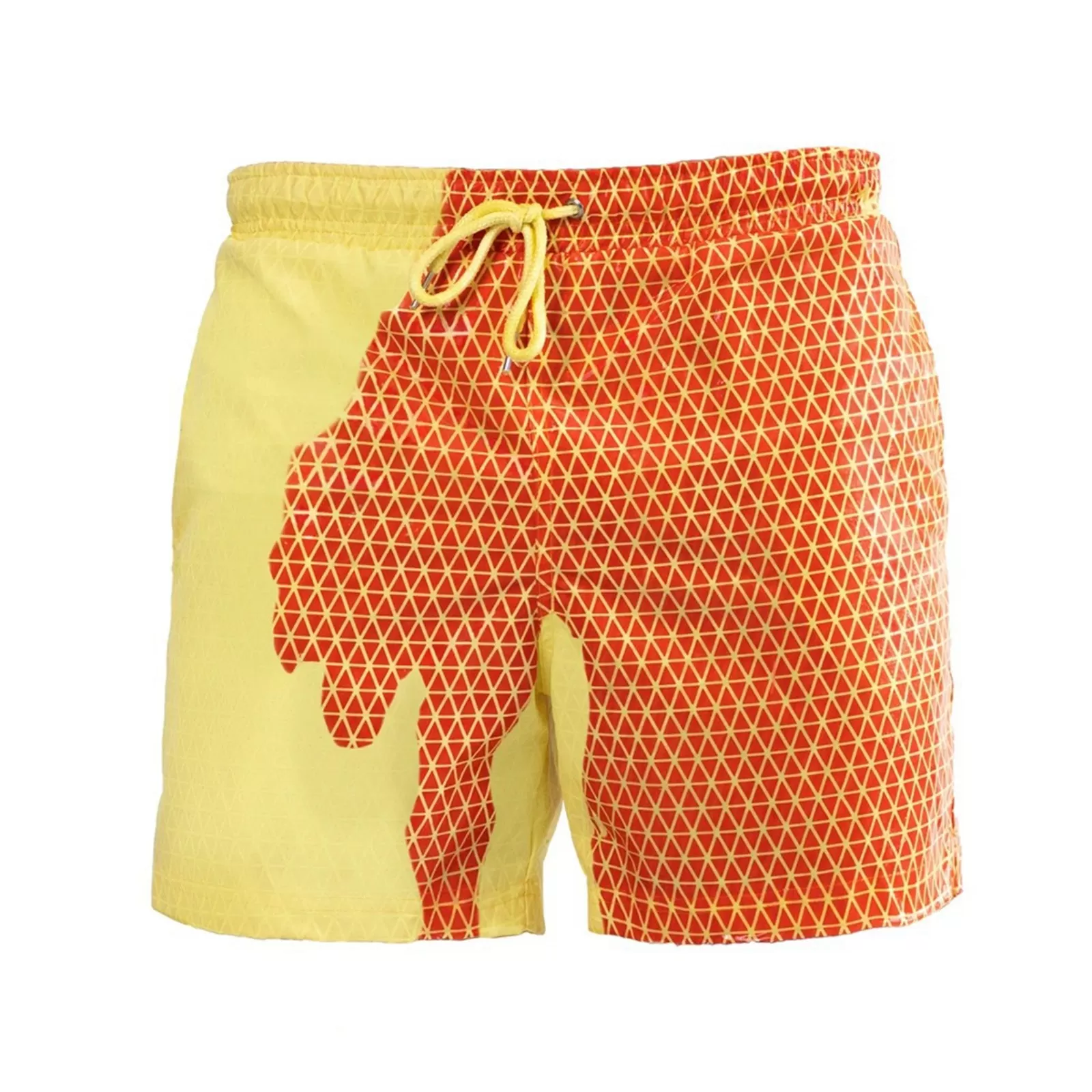 COLOR CHANGING 11'' INSEAM SWIM TRUNKS