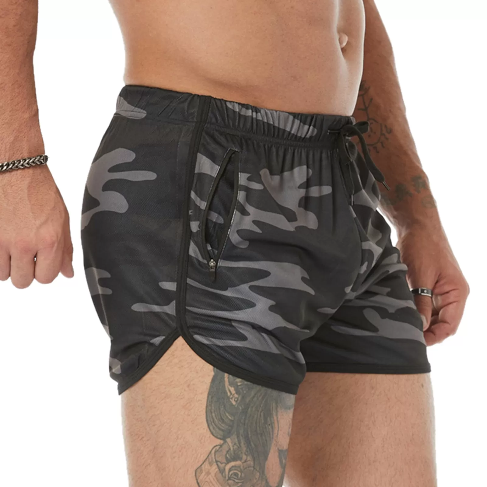 COLORFUL HOOCHIE DADDY 5'' INSEAM RUNNING SHORTS