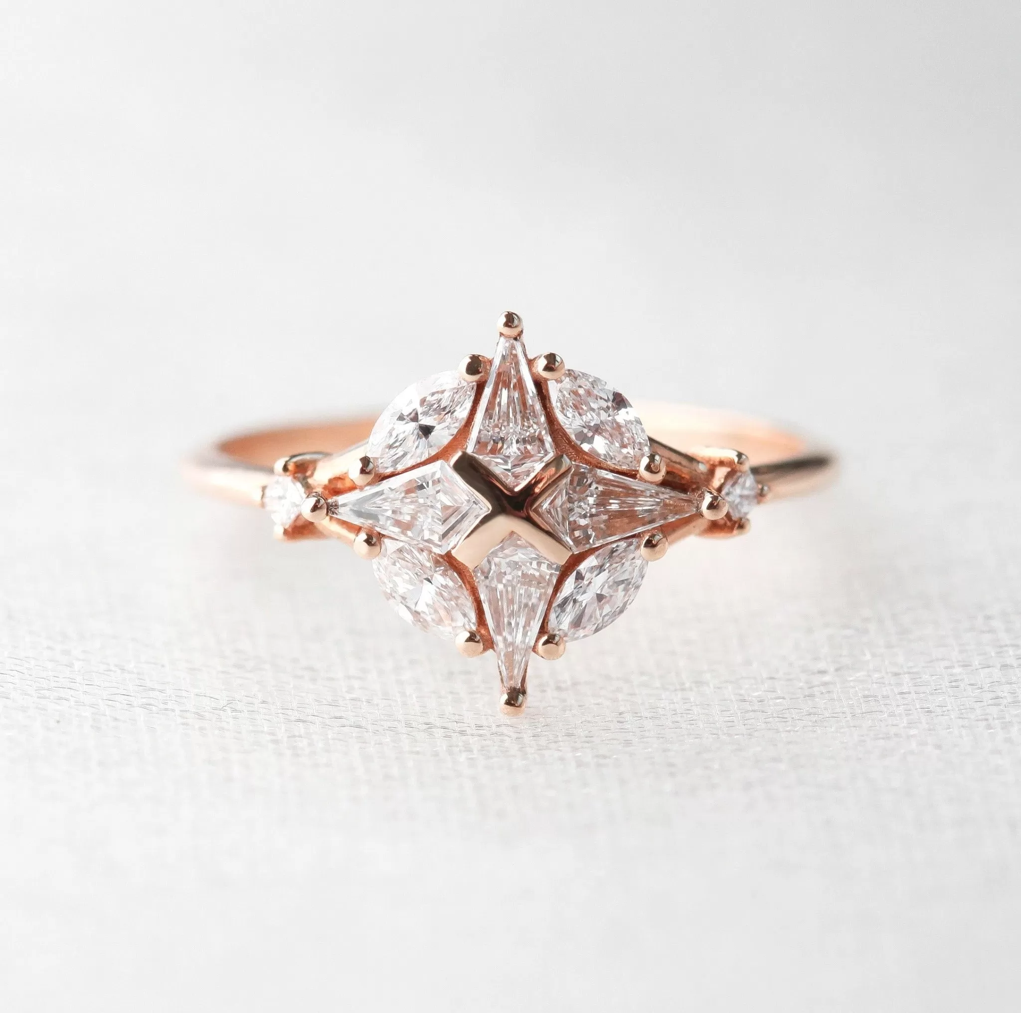 Compass Diamond Ring