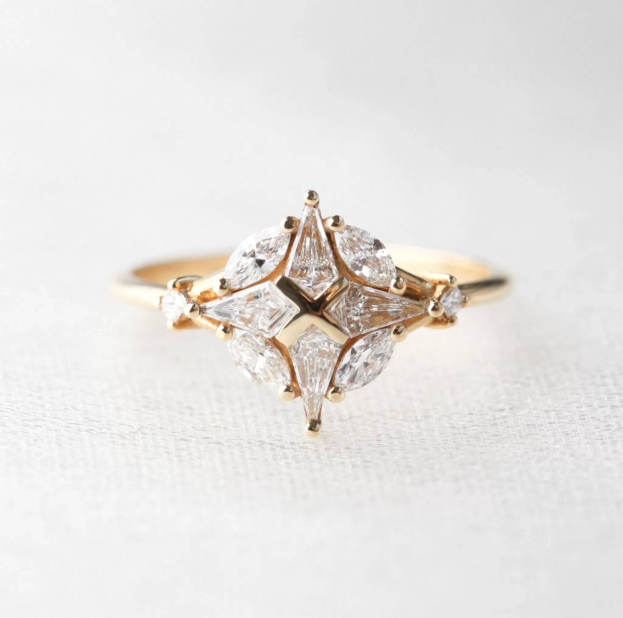 Compass Diamond Ring