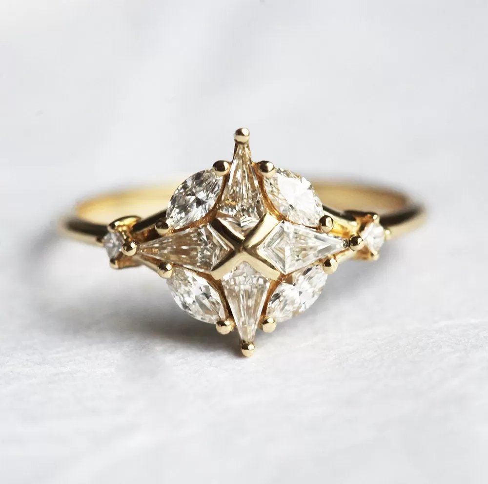 Compass Diamond Ring