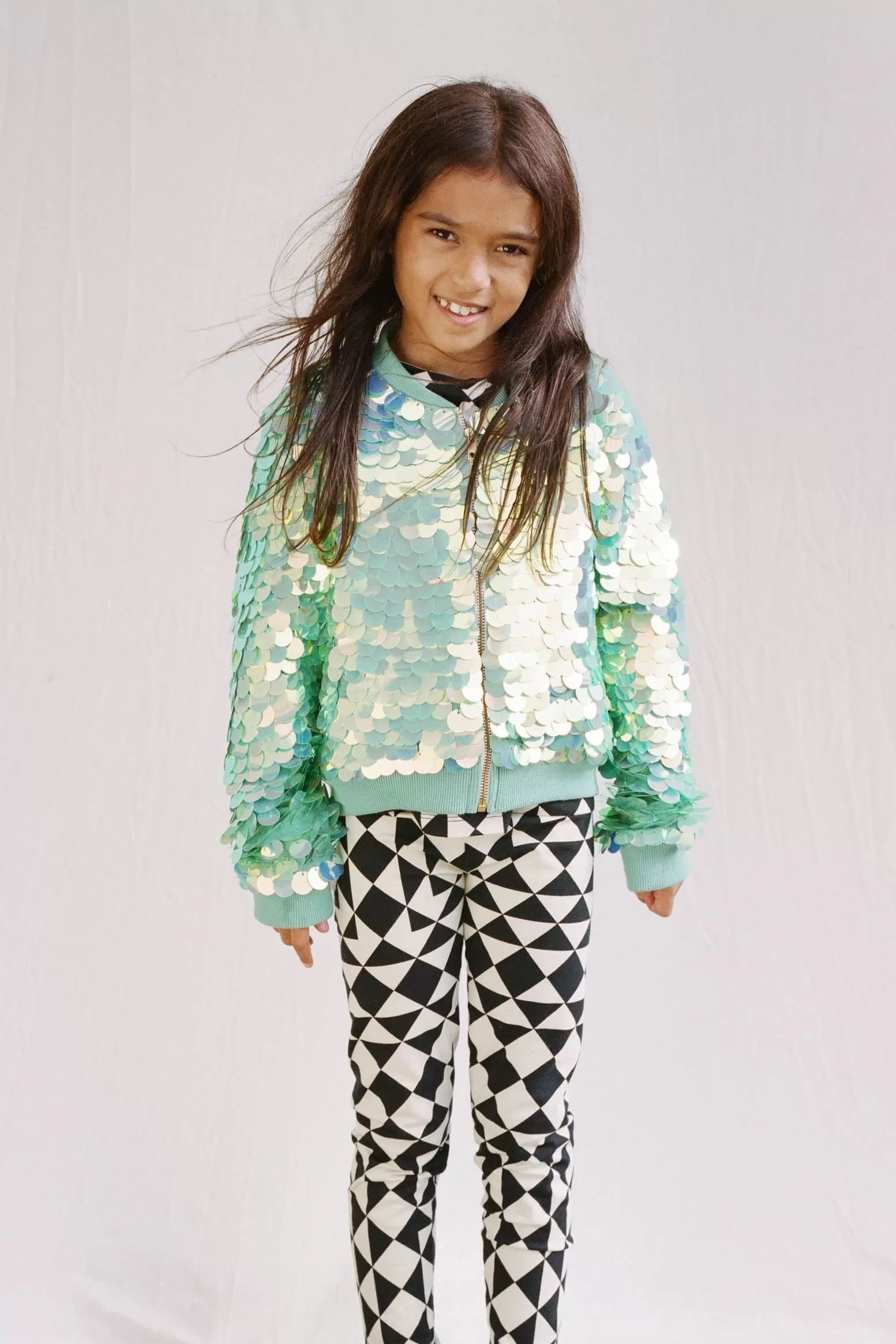 COSMO SEQUIN BOMBER - CHAMELEON