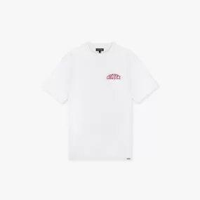 CROYEZ BROKEN LAMBO T-SHIRT - WHITE/RED