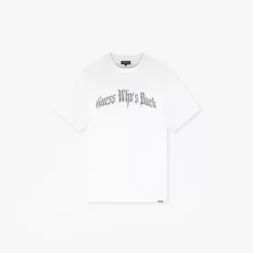 CROYEZ GUESS WHOS BACK T-SHIRT - WHITE/VINTAGE GREY