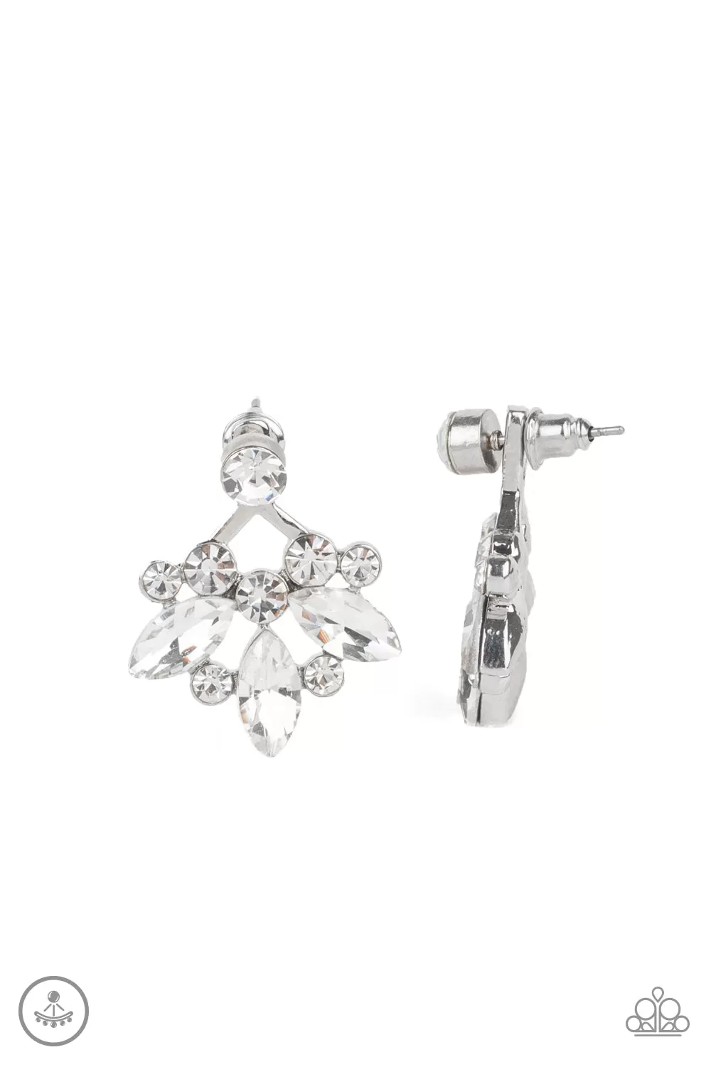 Crystal Constellations - White Post Earring