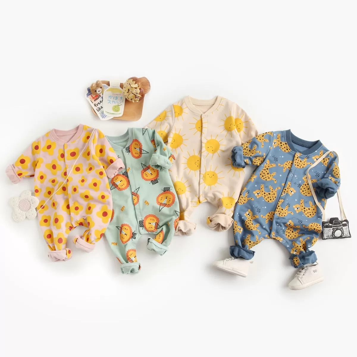 Cute and comfy Baby Rompers