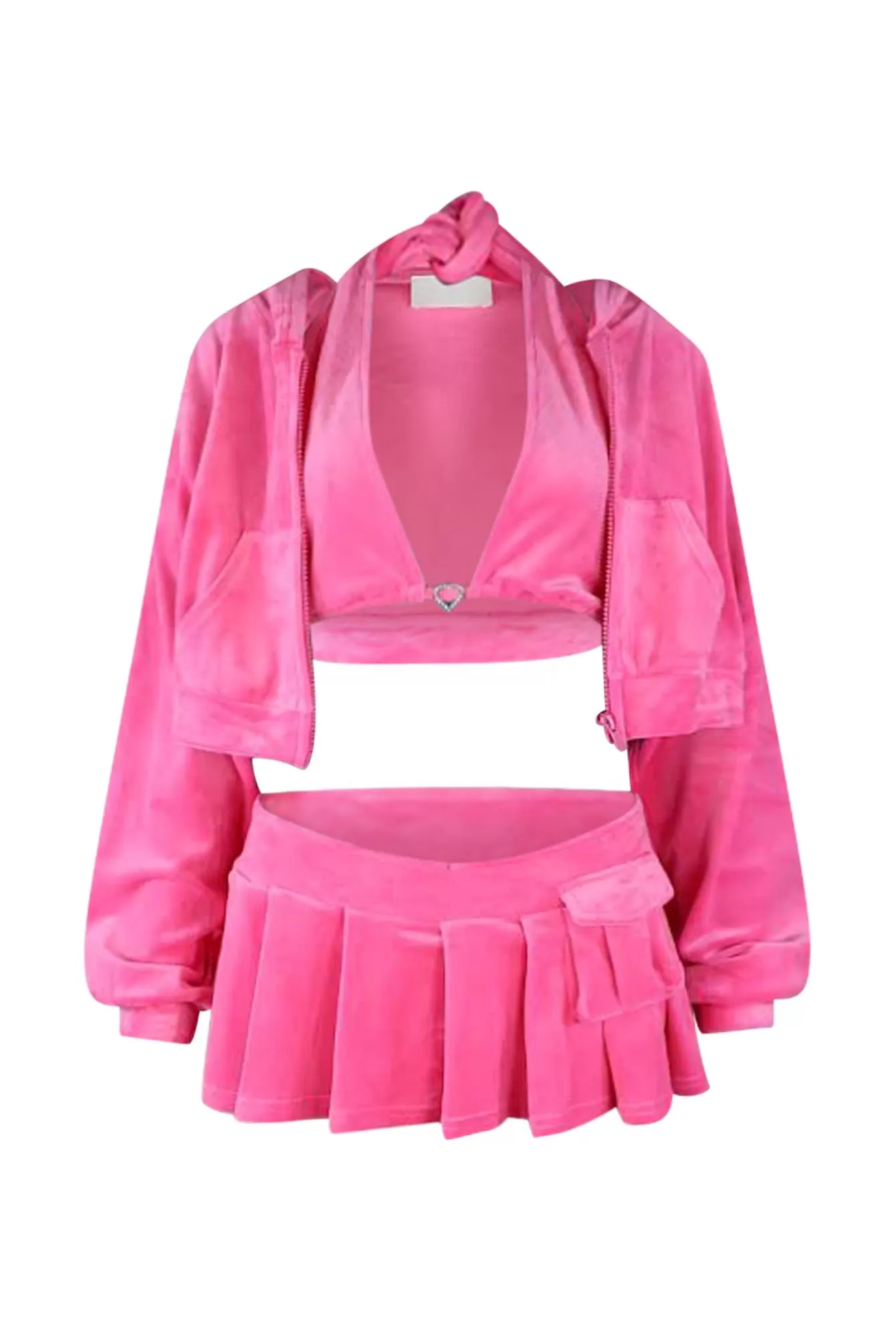 Cutie Pie Velour 3 Piece SET