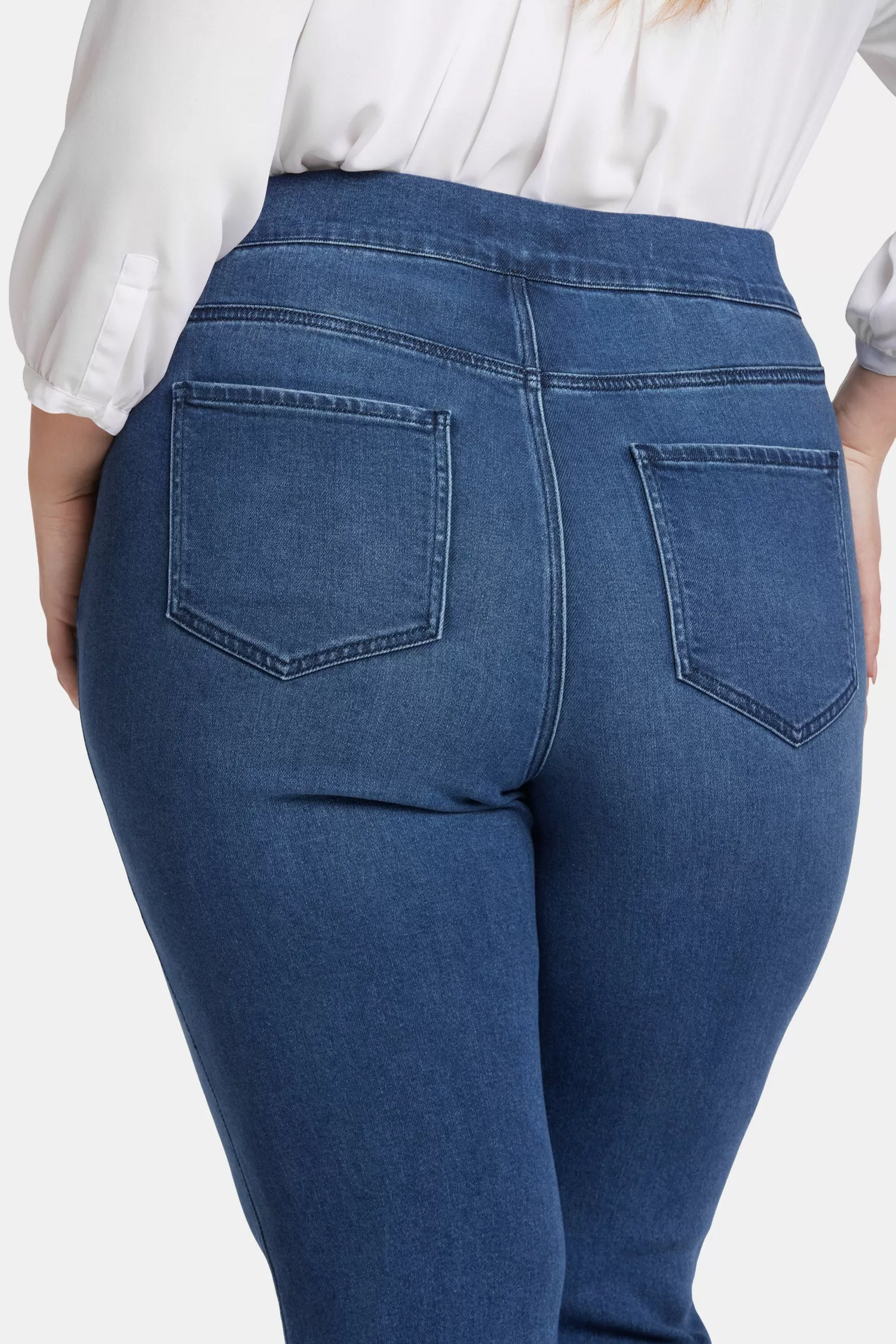 Dakota Crop Pull-On Jeans In Plus Size - Olympus