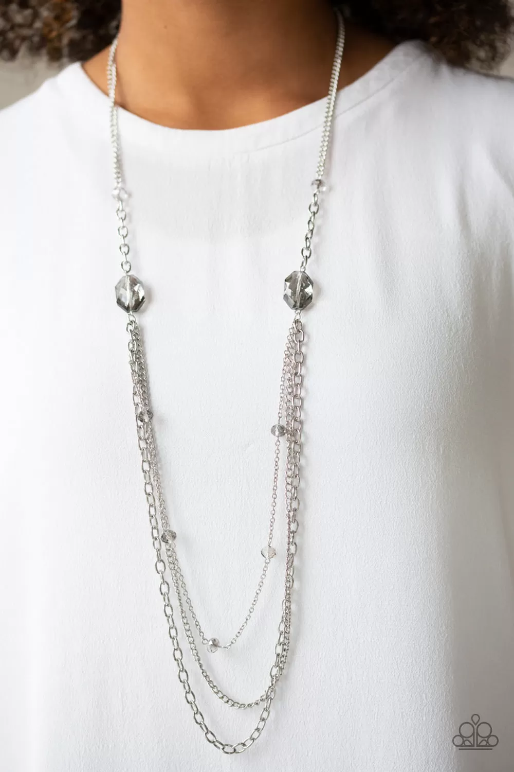 Dare to Dazzle - Silver Necklace