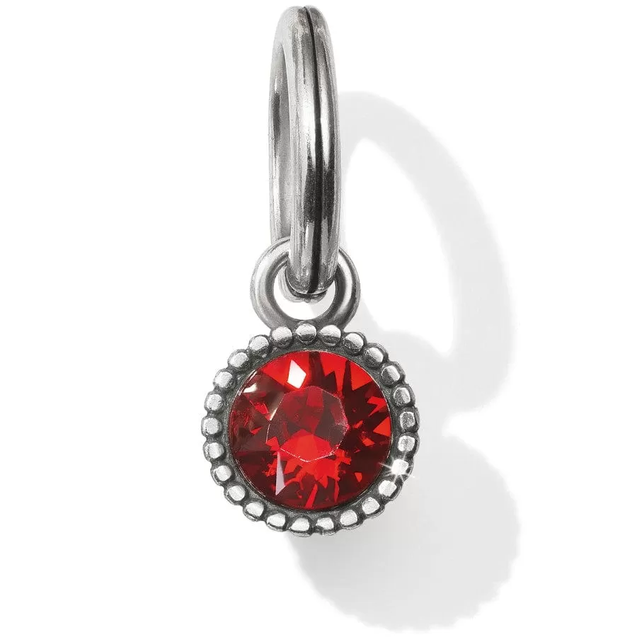 Dazzling Love Red Heart Charm Necklace