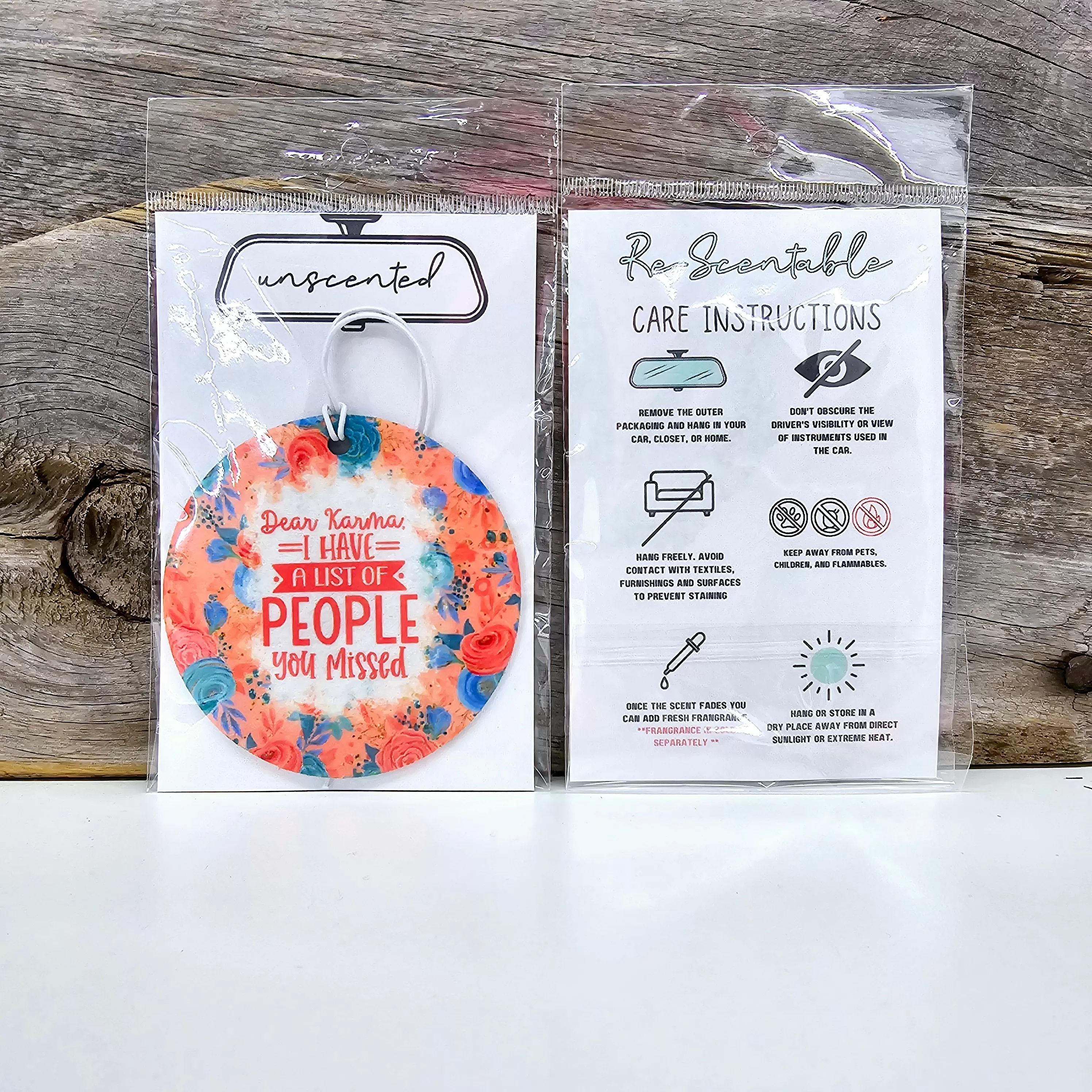 Dear Karma Re-Scentable Car Freshener