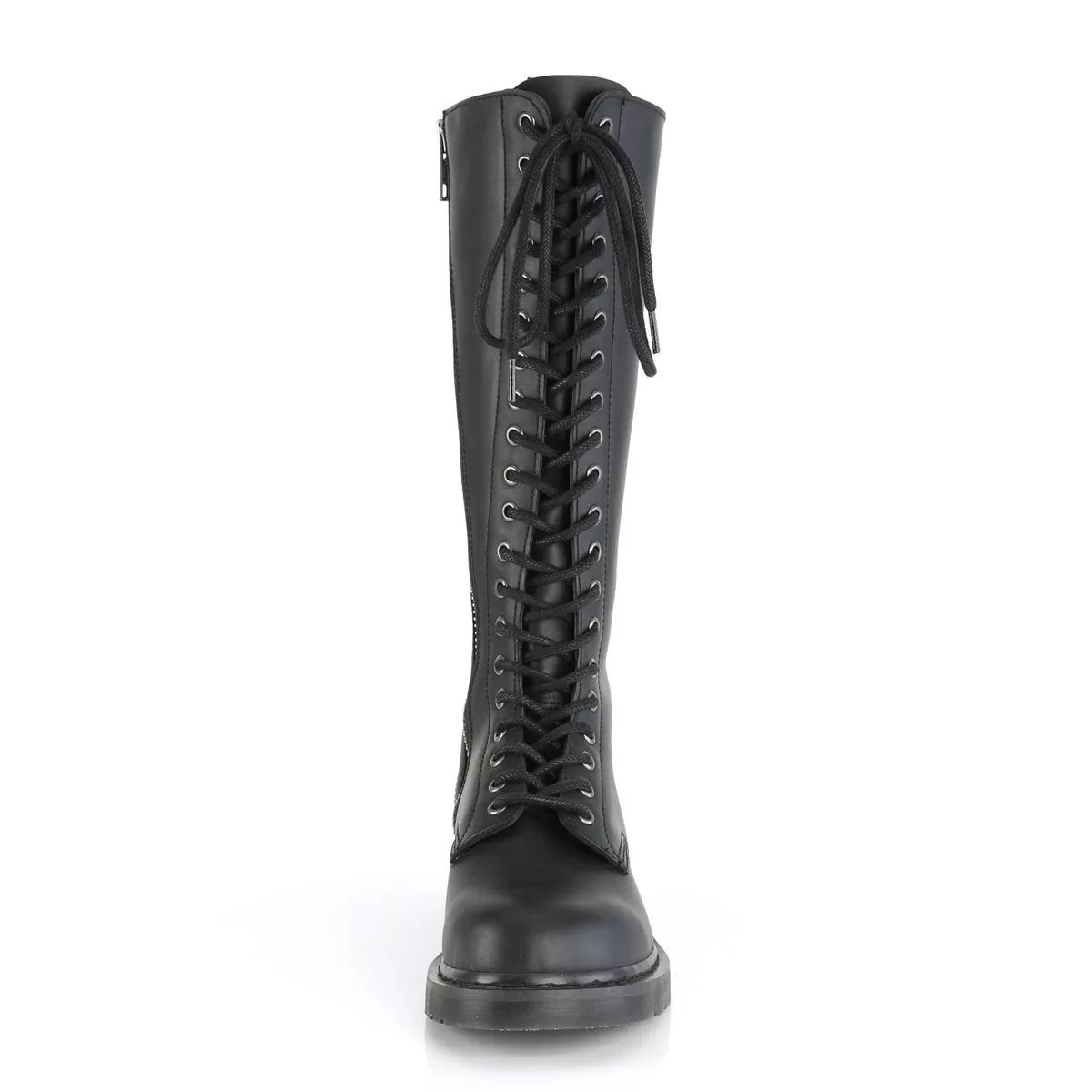 Demonia BOLT-400 | Black Vegan Leather Combat Boots