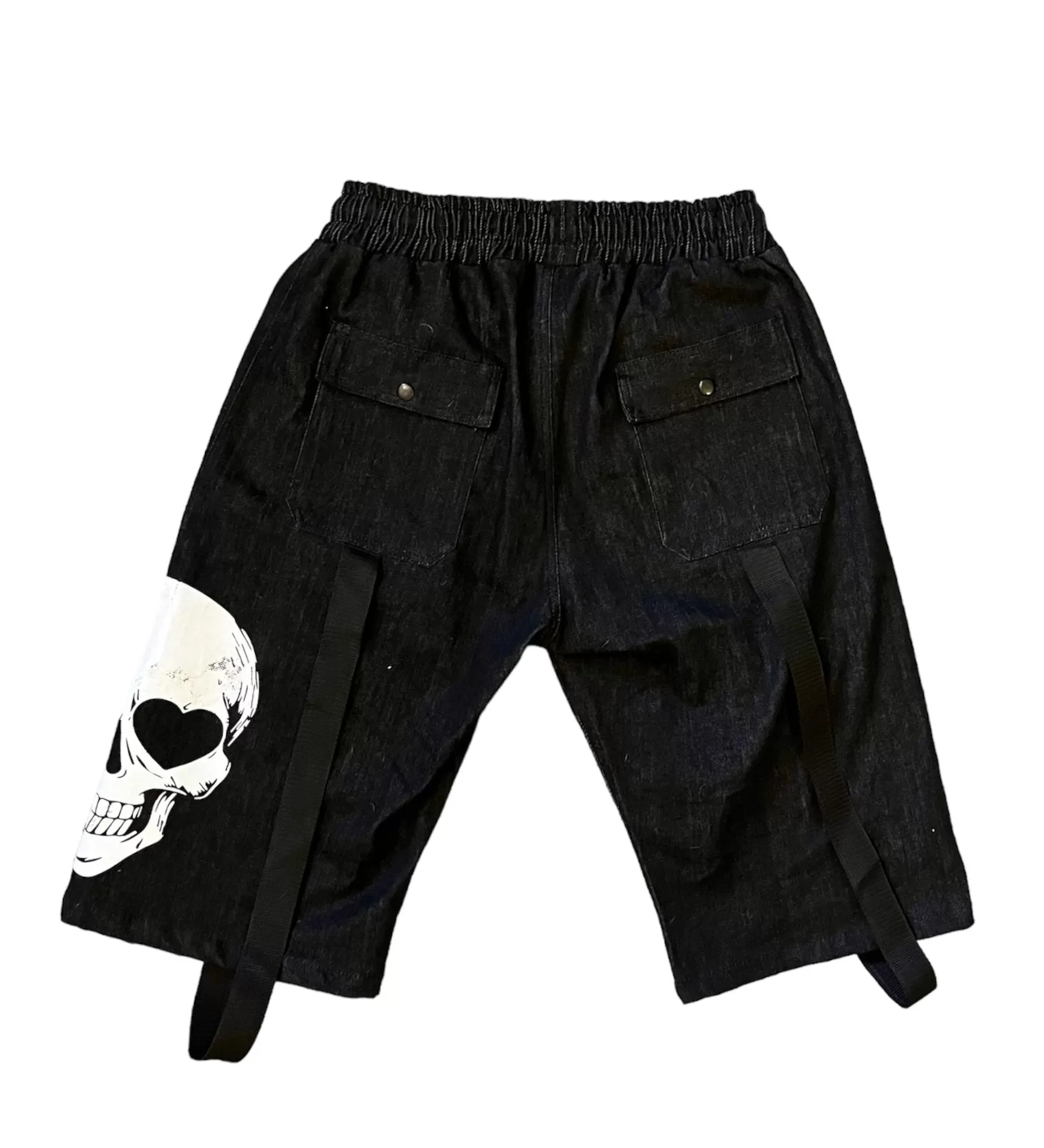 Denim Cargo Shorts