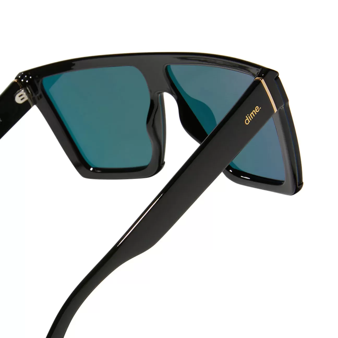 Dime Unlocked Black   Sunset Mirror Sunglasses