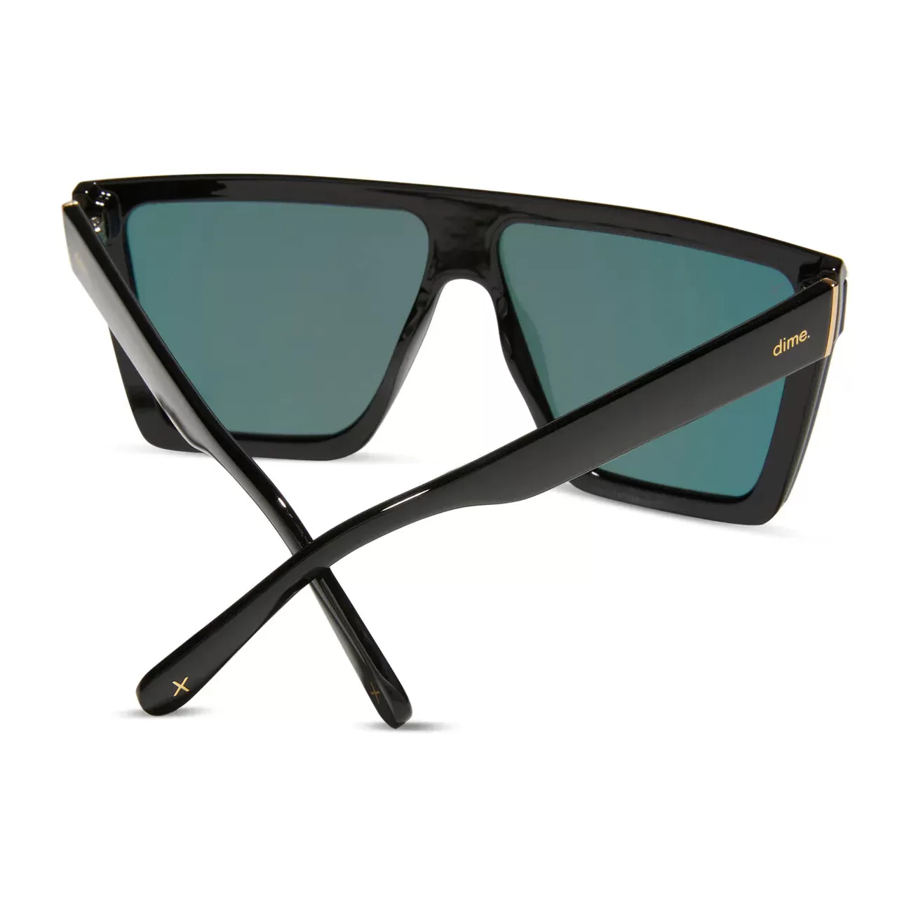 Dime Unlocked Black   Sunset Mirror Sunglasses