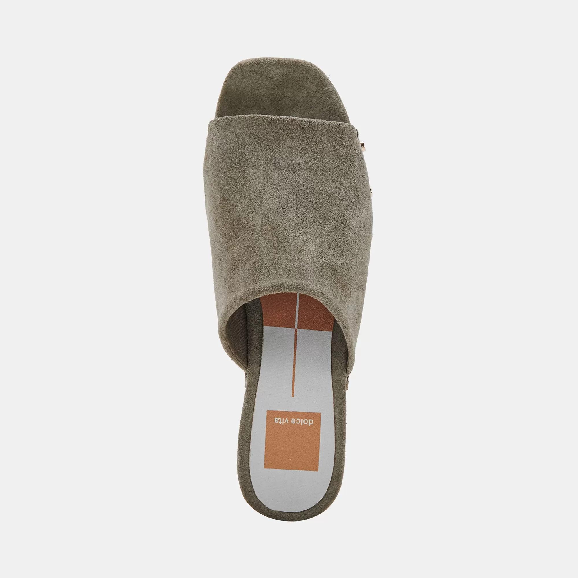 DORADO MULES IN SAGE SUEDE - re:vita