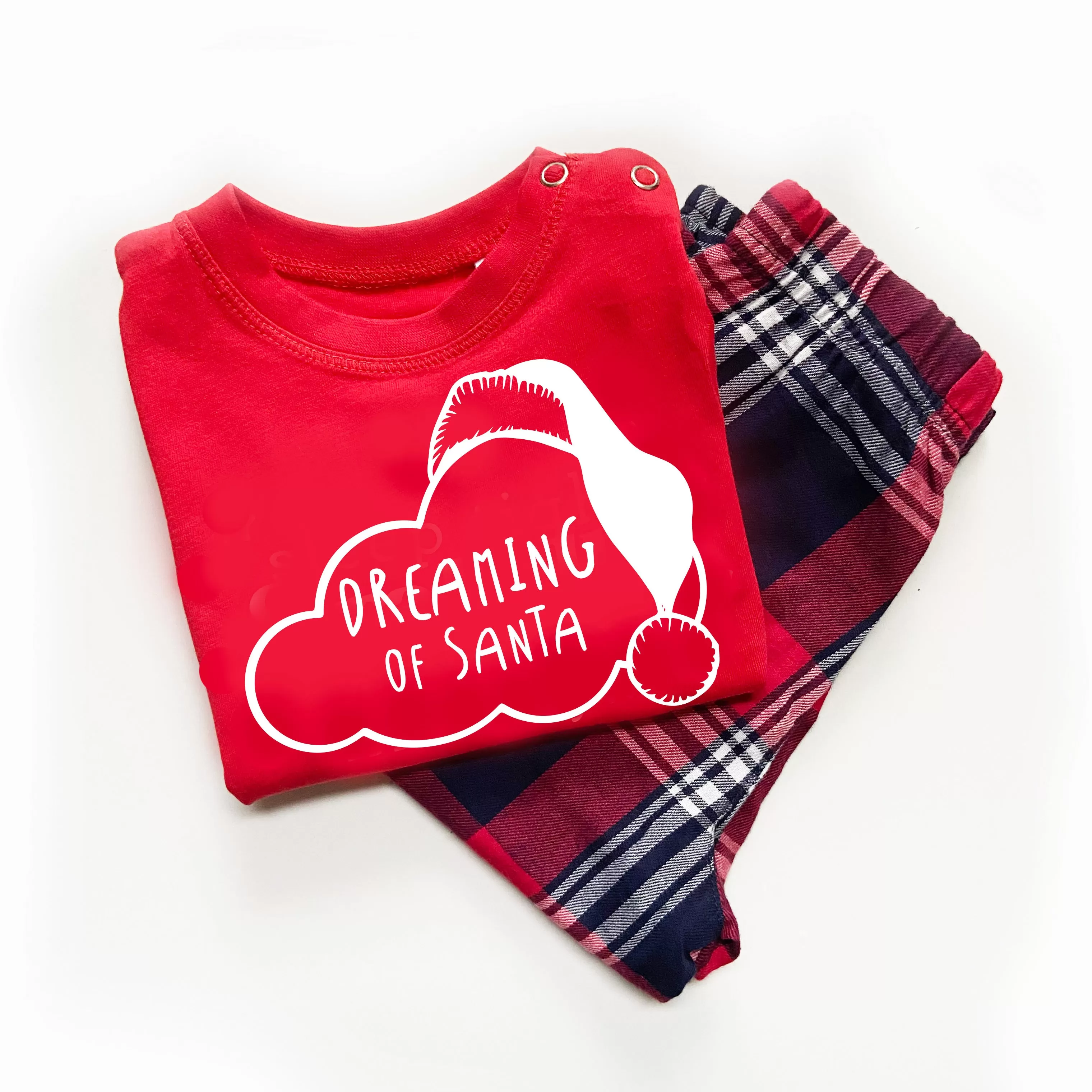 Dreaming of Santa - Tartan Pyjama Sets