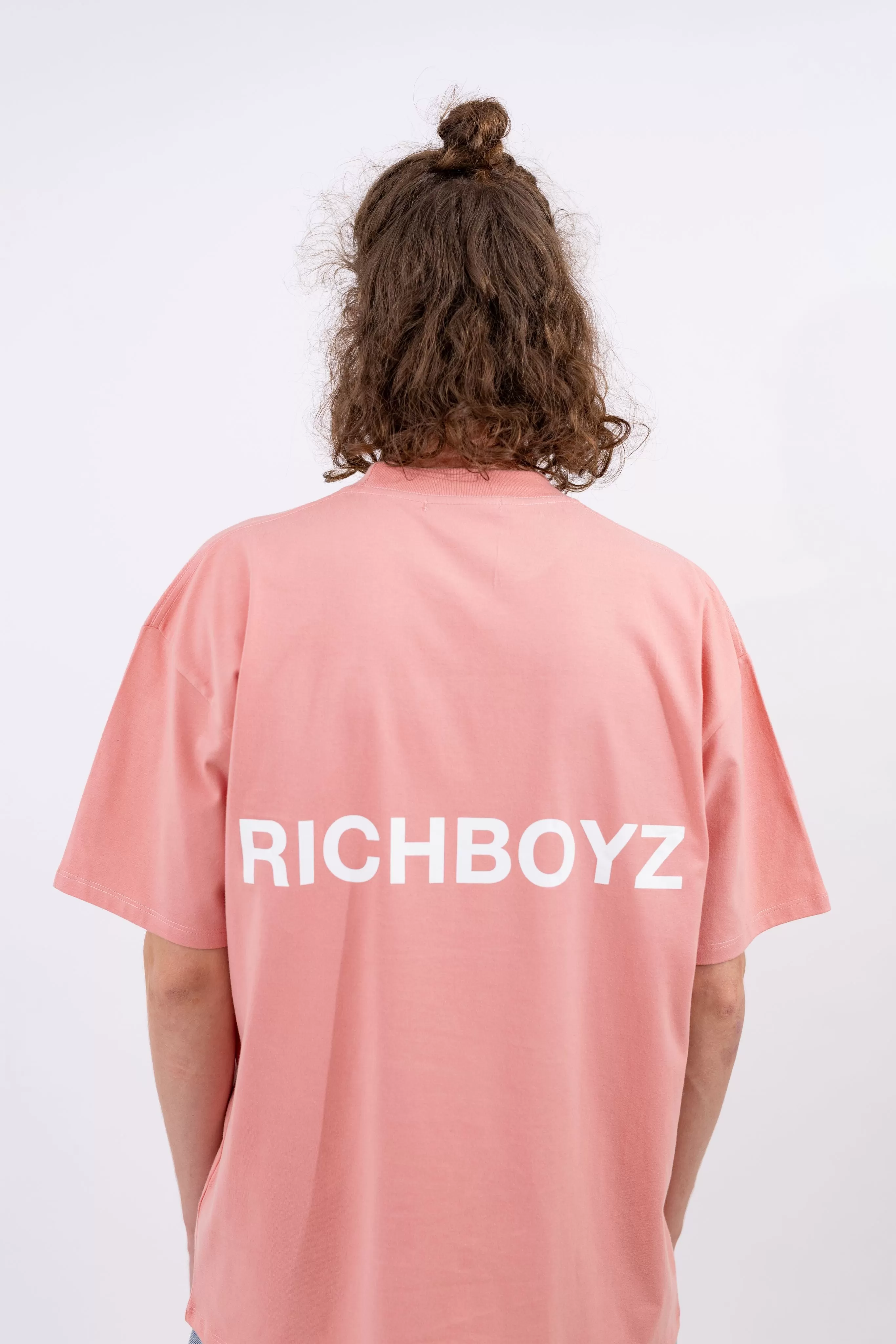 DROP SHOULDER TEE - PASTEL PINK