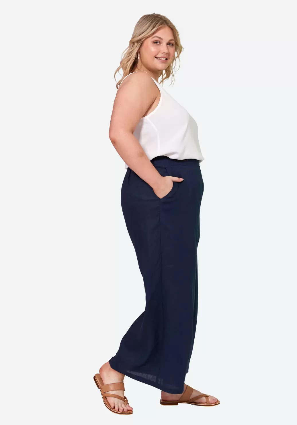 eb&ive - La Vie Crop Pant - Sapphire