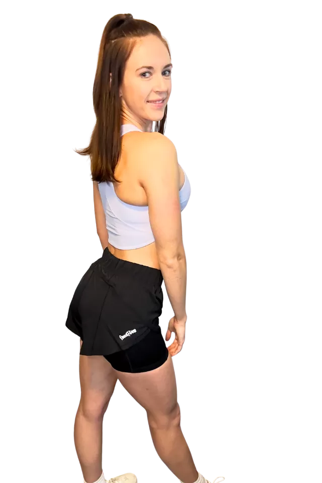 Empress Onyx Black Running Shorts