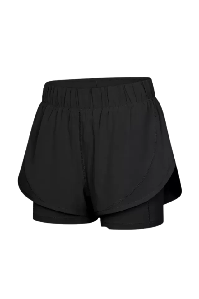 Empress Onyx Black Running Shorts