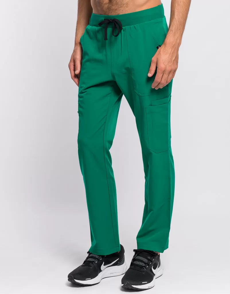 Essential Multi-Pocket Scrub Pants - Ultramarine Green