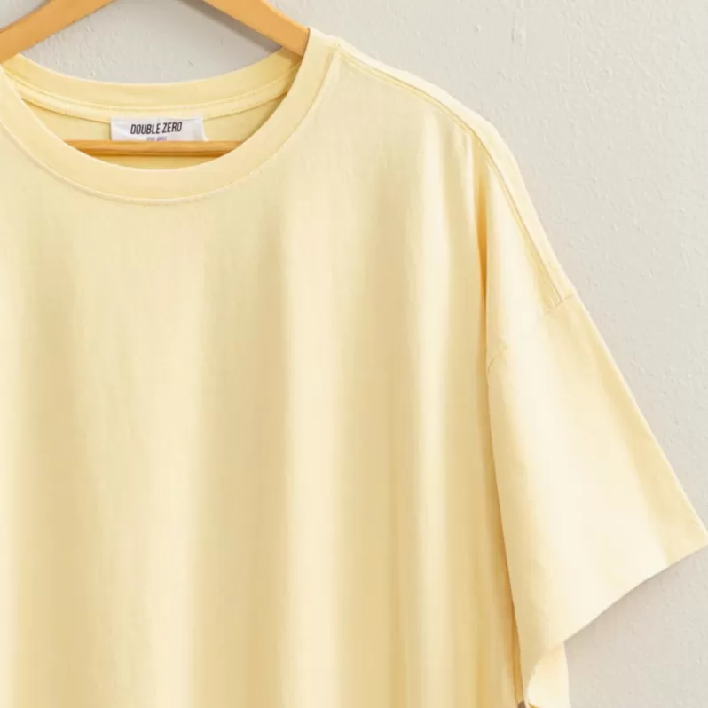 Everyday Simple Oversized Solid T-Shirt