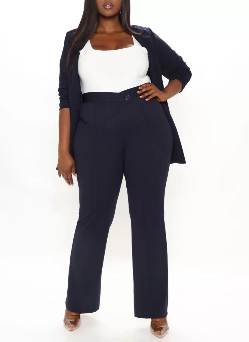 FASHION PLUS WIDE LEG DRESS PANTS