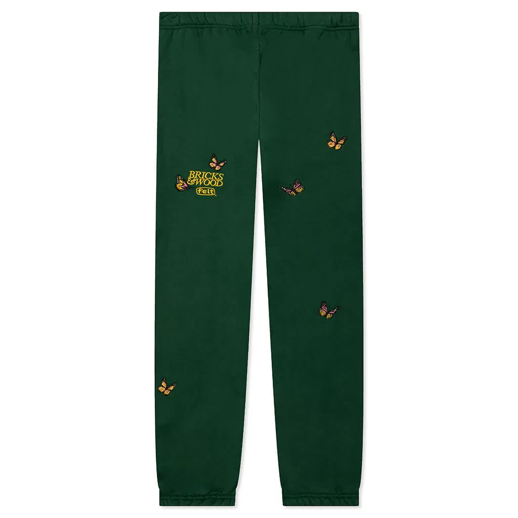 Felt x Bricks & Wood Butterfly Sweatpant - Forest Green