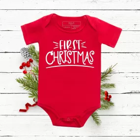 First Christmas Baby Bodysuit