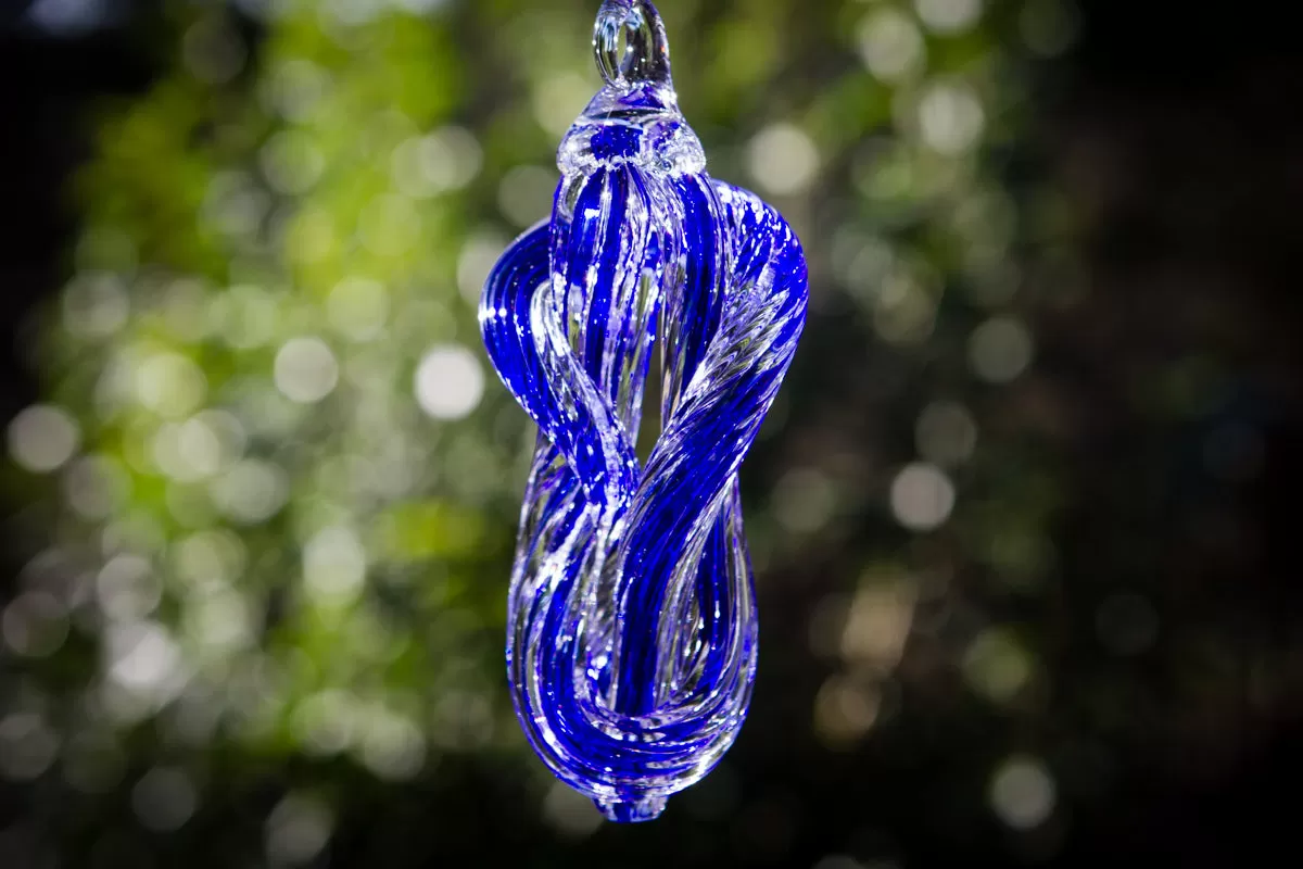 Forget Me Knot Suncatcher with Cremains