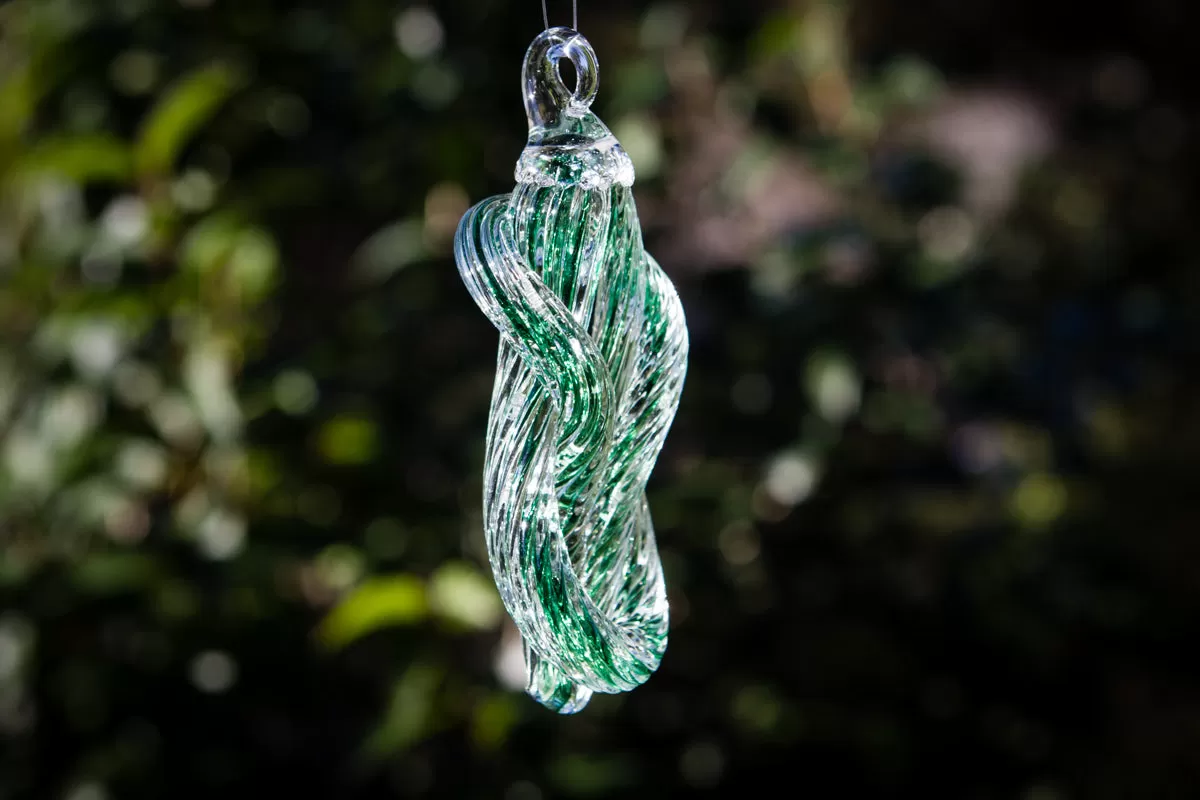 Forget Me Knot Suncatcher with Cremains