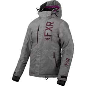 FXR Fresh Womens Jacket Grey Linen/Plum