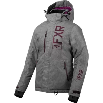 FXR Fresh Womens Jacket Grey Linen/Plum