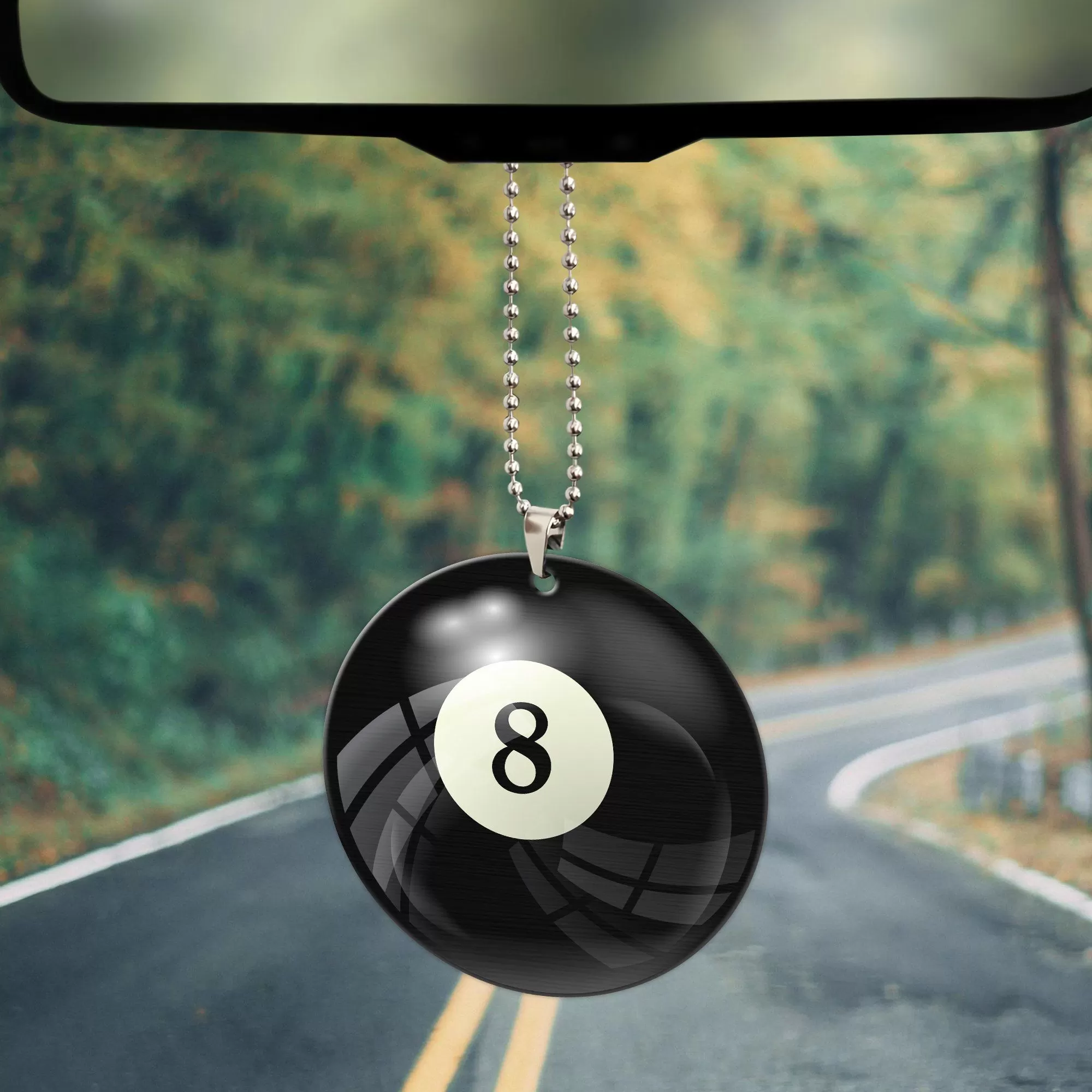 Gearhuman 3D Billard 8 Car Hanging