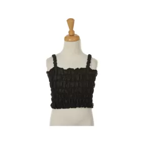 GIRLS SLEEVELESS CROP TOP