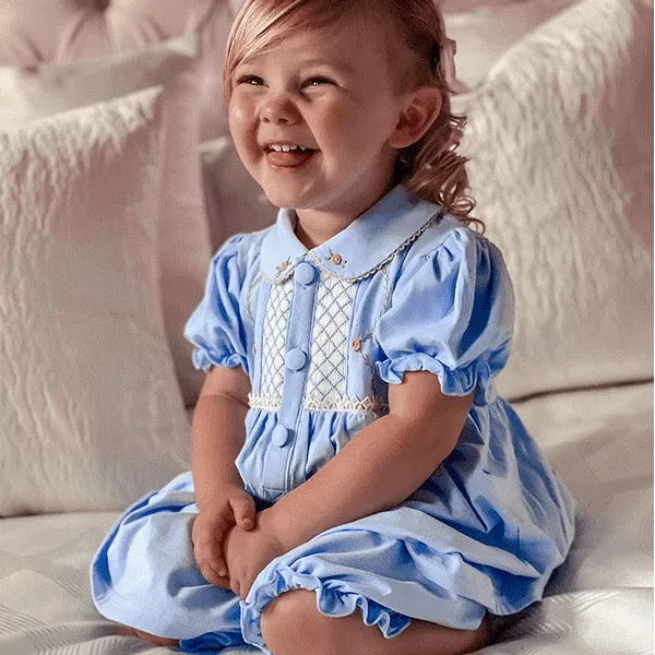 Girls Smocked Pyjamas