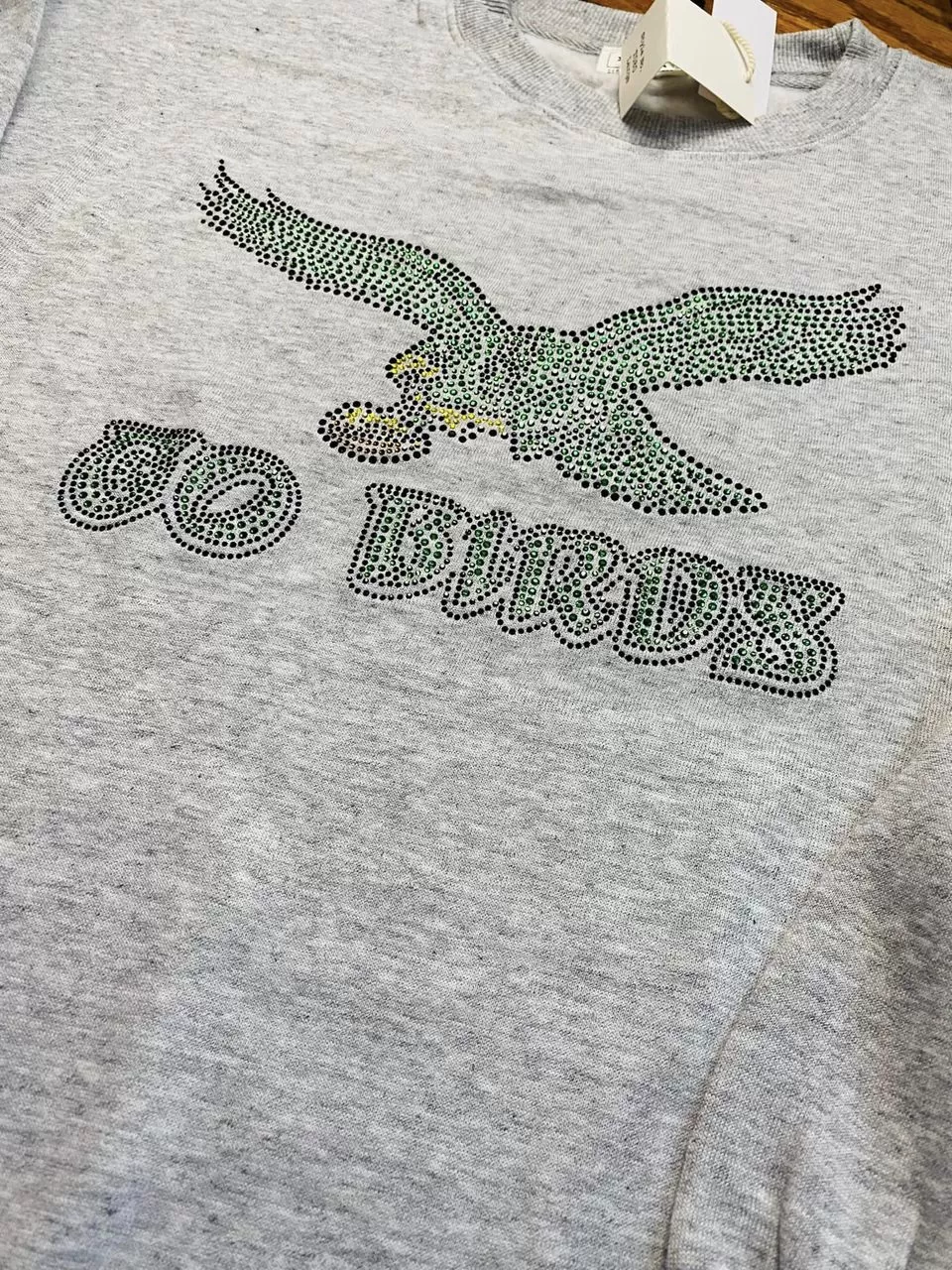 GO BIRDS BLING RHINESTONES