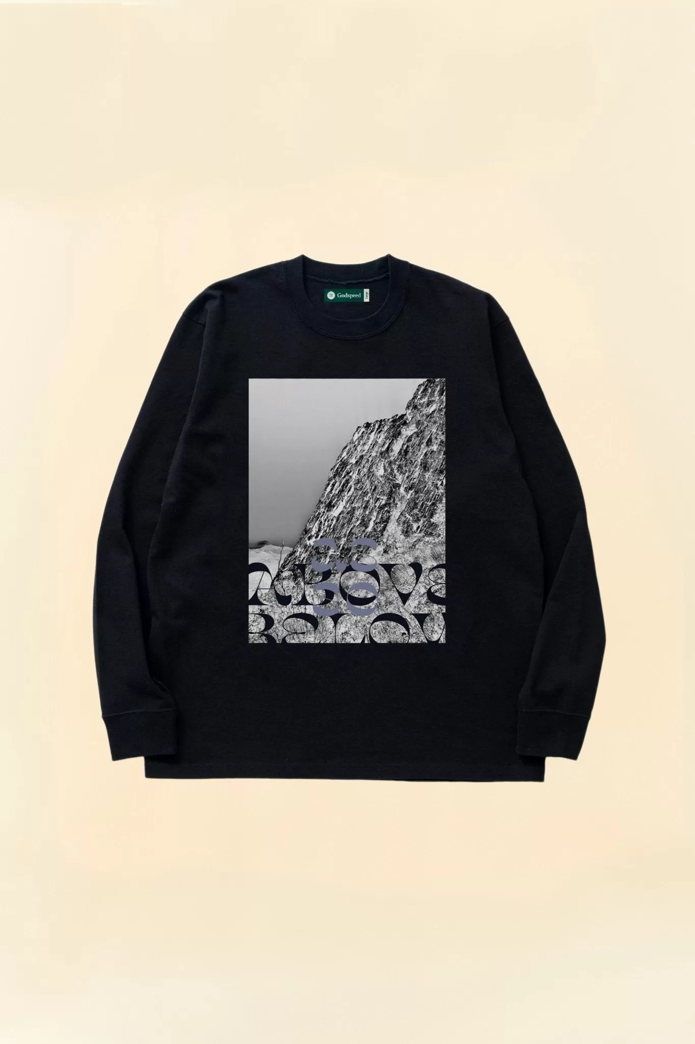 Godspeed Superior Organic L/S T-Shirt 'Ascent' - Black