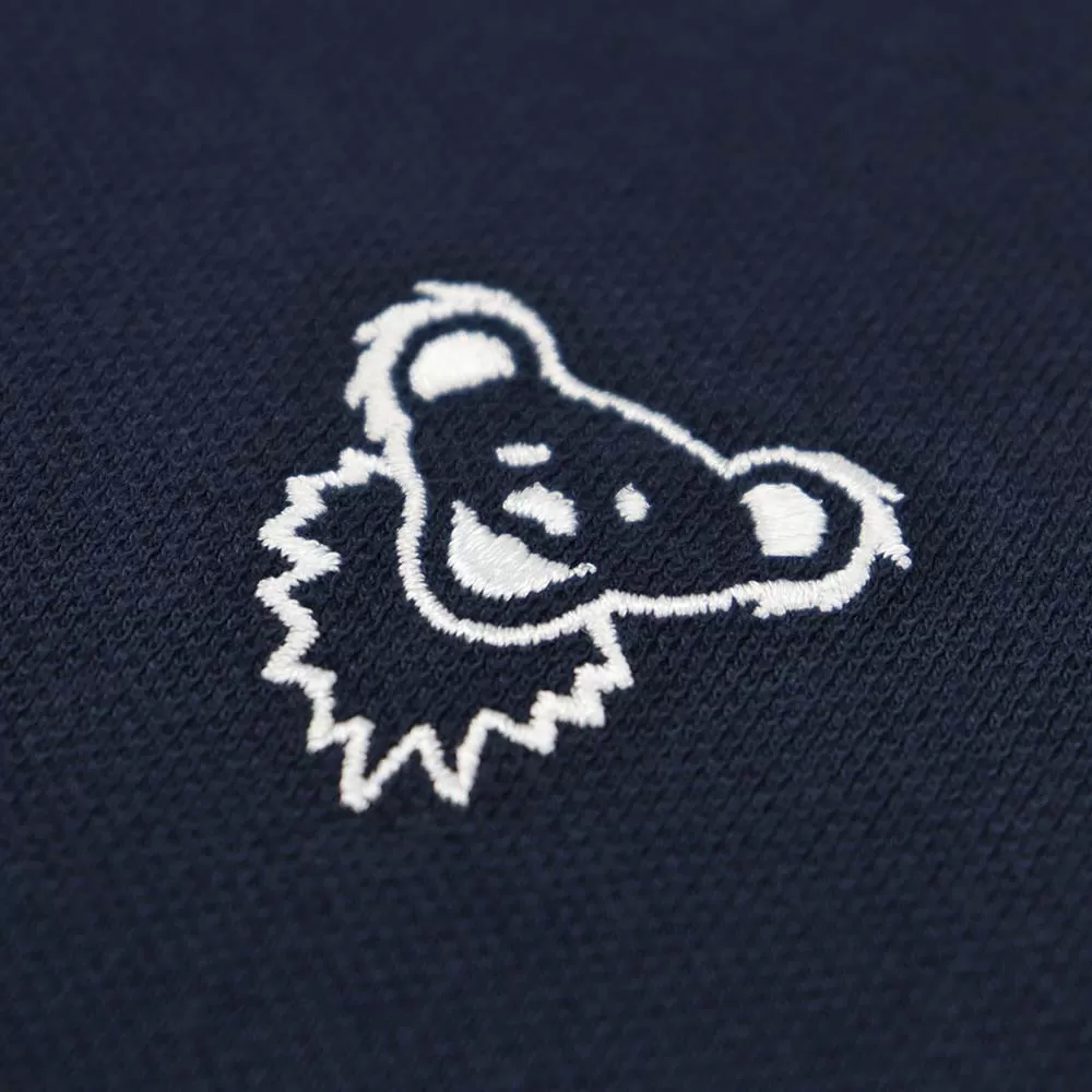 Grateful Dead | Pique Polo |  Navy Bear