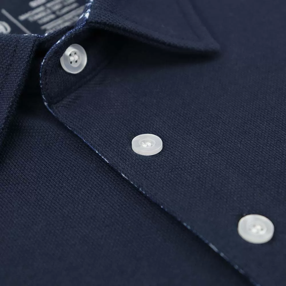 Grateful Dead | Pique Polo |  Navy Bear