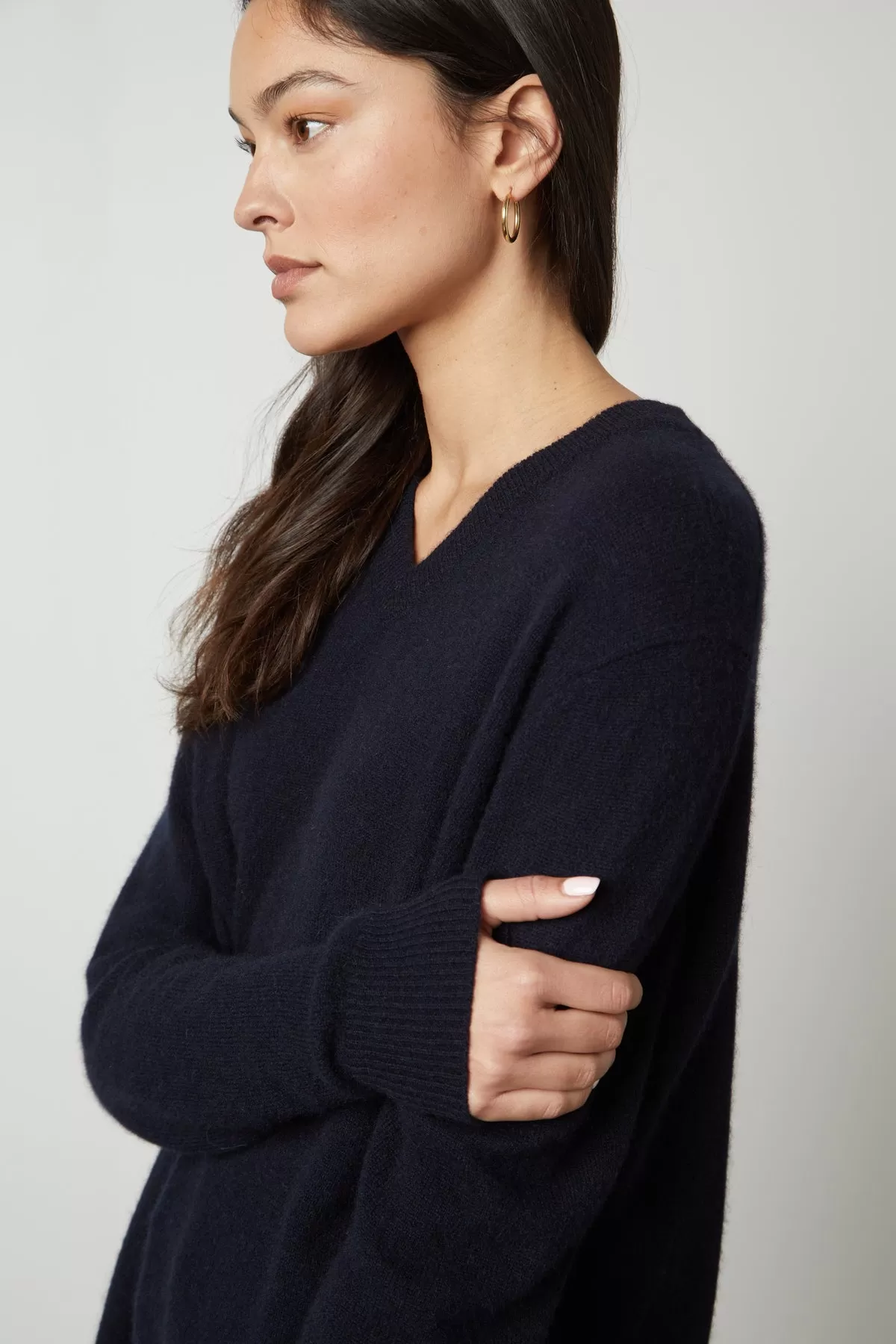 HARMONY CASHMERE V-NECK SWEATER