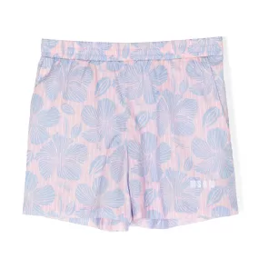 Hawaiian Floral Print Short