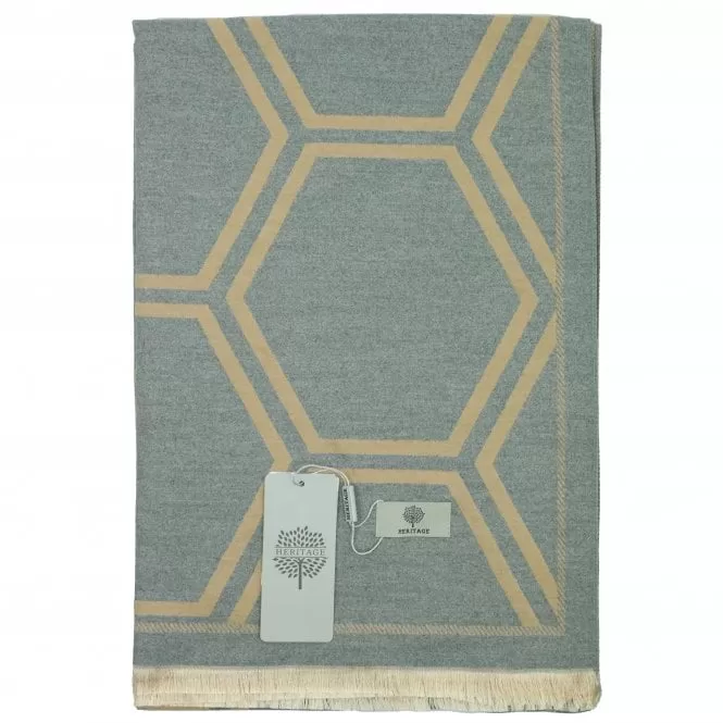 Heritage Scarf Women's Scarves Reversible - Hexagon