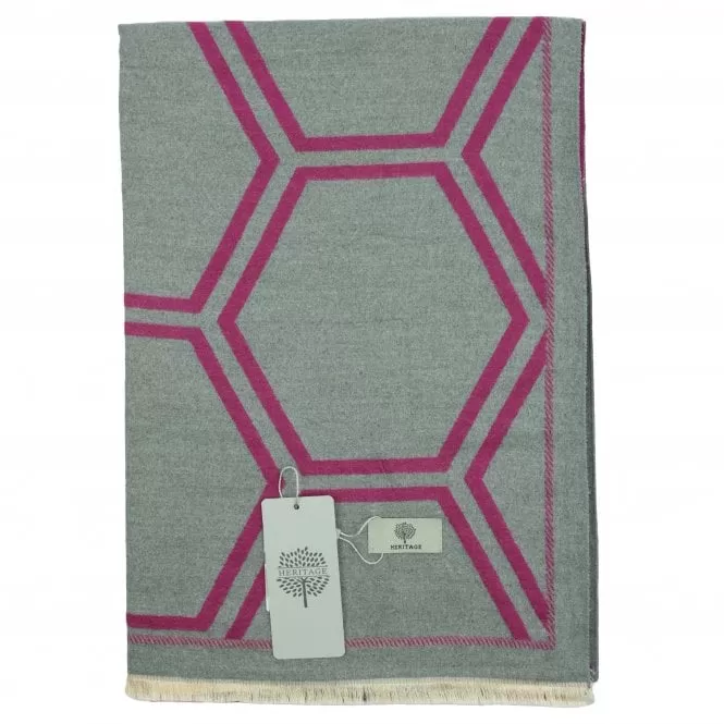 Heritage Scarf Women's Scarves Reversible - Hexagon