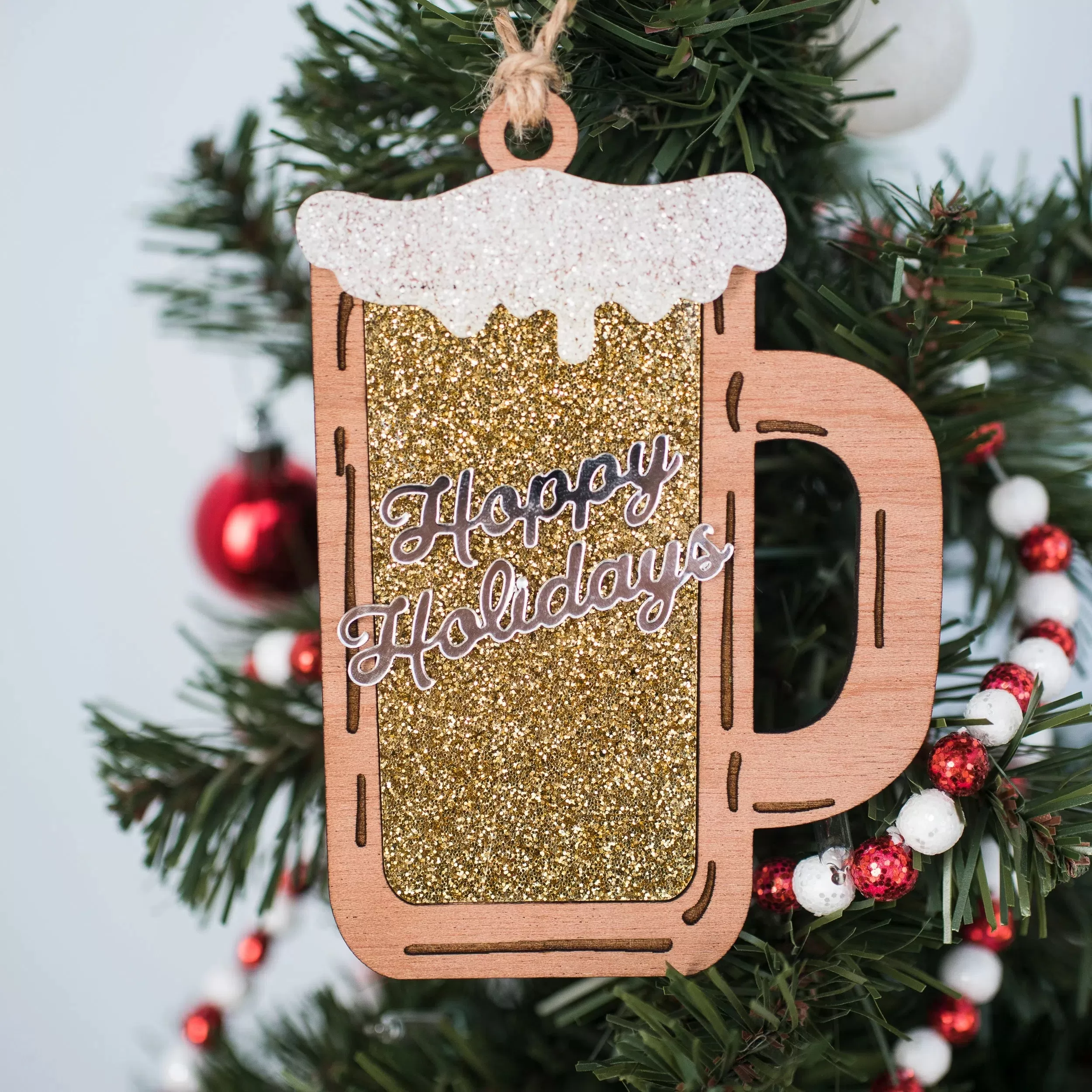 Hoppy Holidays Beer Ornament - 2 Varieties