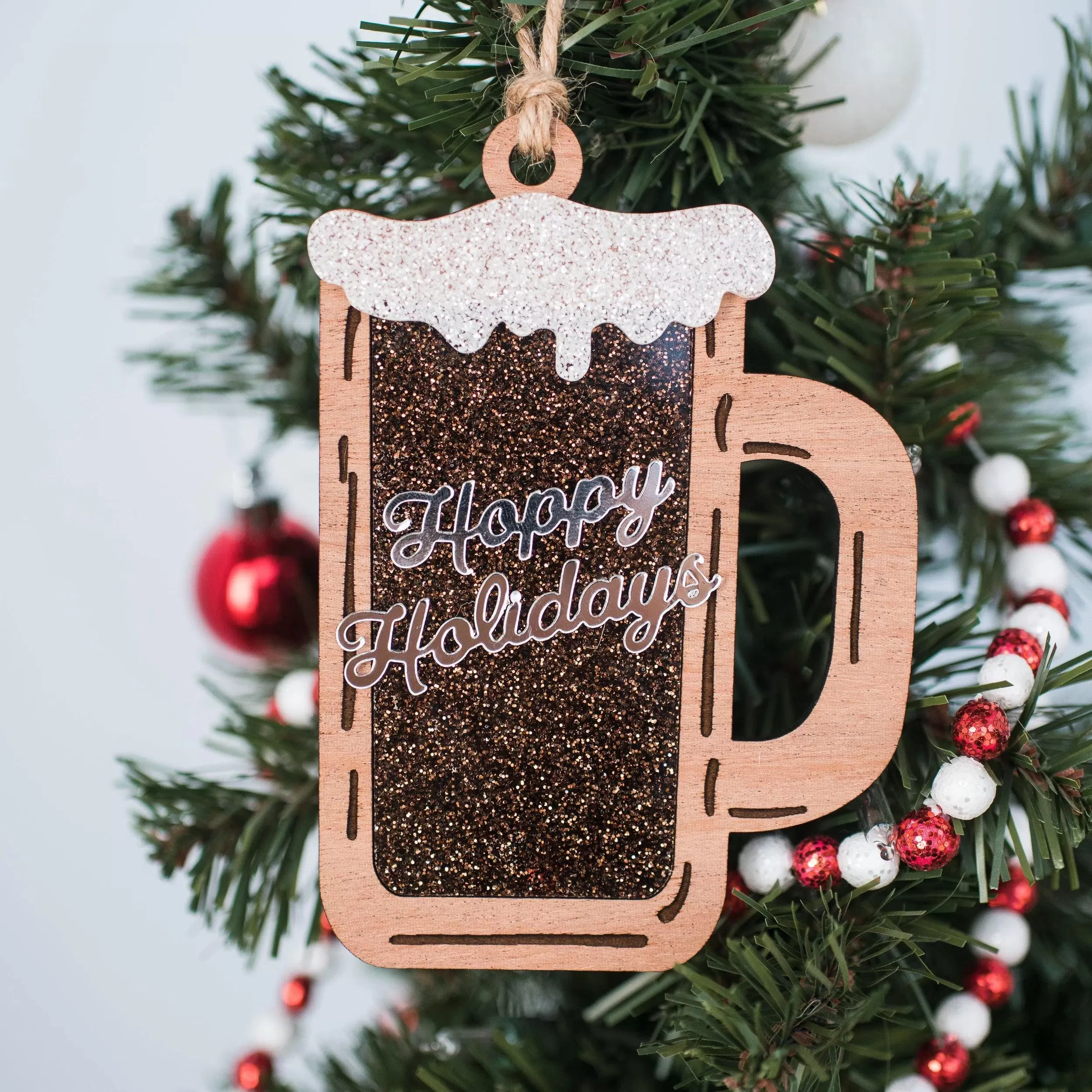 Hoppy Holidays Beer Ornament - 2 Varieties